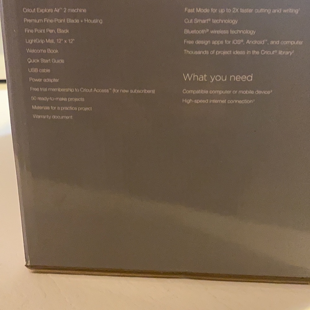 Cricut Explore Air 2 in the color Light Blue Brand New - Picture 8 of 9